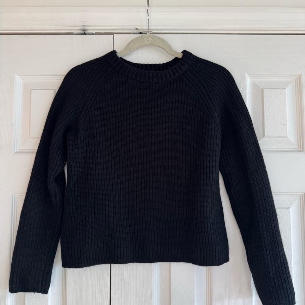 Black Jenni Kayne Cashmere Crewneck Sweater - Women's